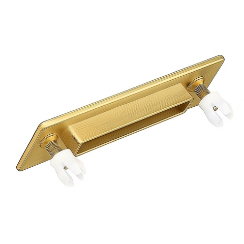 KOREK DO WANNY WOLNOSTOJĄCEJ Z PRZELEWEM MASKOWNICA ZŁOTY SZCZOTKOWANY