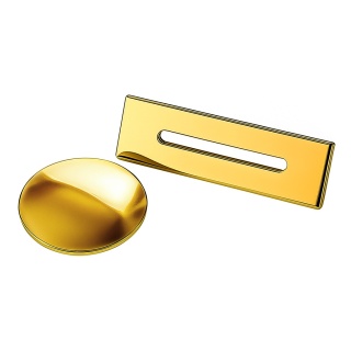 KOREK DO WANNY WOLNOSTOJĄCEJ Z PRZELEWEM POKRYWA MASKOWNICA ZŁOTY