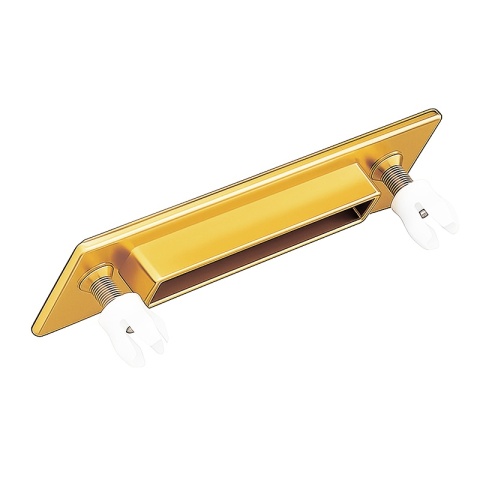 KOREK DO WANNY WOLNOSTOJĄCEJ Z PRZELEWEM POKRYWA MASKOWNICA ZŁOTY