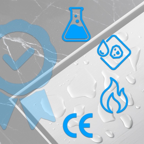 ODPŁYW LINIOWY KWADRATOWY 15x15 CM INOX WYSOKA PRZEPUSTOWOŚĆ DL06 CIRCLE