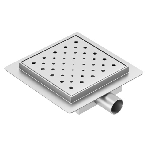 ODPŁYW LINIOWY KWADRATOWY 15x15 CM INOX WYSOKA PRZEPUSTOWOŚĆ DL06 CIRCLE