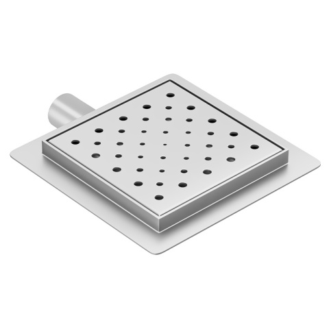 ODPŁYW LINIOWY KWADRATOWY 15x15 CM INOX WYSOKA PRZEPUSTOWOŚĆ DL06 CIRCLE