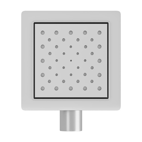 ODPŁYW LINIOWY KWADRATOWY 15x15 CM INOX WYSOKA PRZEPUSTOWOŚĆ DL06 CIRCLE