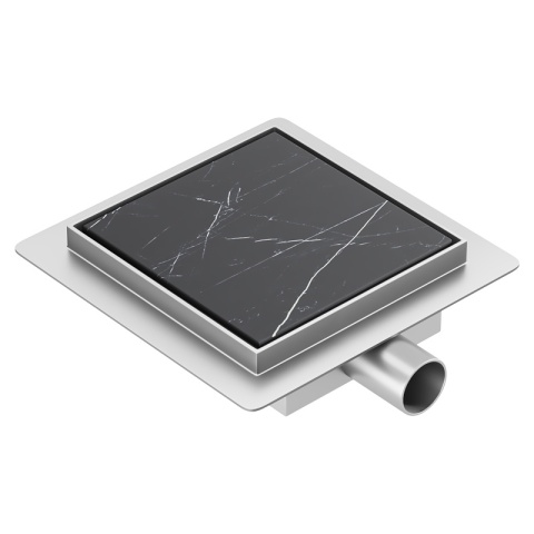 ODPŁYW LINIOWY KWADRATOWY 15x15 CM INOX WYSOKA PRZEPUSTOWOŚĆ DL06 FIX