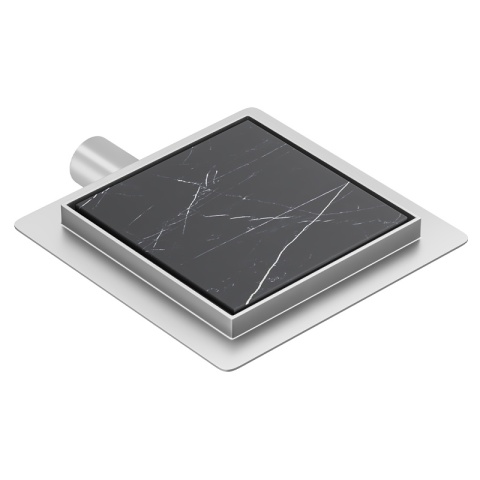 ODPŁYW LINIOWY KWADRATOWY 15x15 CM INOX WYSOKA PRZEPUSTOWOŚĆ DL06 FIX