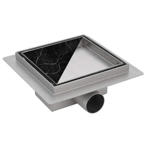 ODPŁYW LINIOWY KWADRATOWY 15x15 CM INOX WYSOKA PRZEPUSTOWOŚĆ DL06 FIX