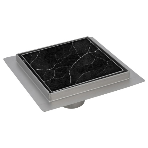 ODPŁYW LINIOWY KWADRATOWY 15x15 CM INOX WYSOKA PRZEPUSTOWOŚĆ DL08 FIX