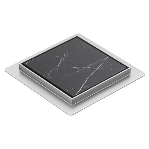 ODPŁYW LINIOWY KWADRATOWY 15x15 CM INOX WYSOKA PRZEPUSTOWOŚĆ DL08 FIX