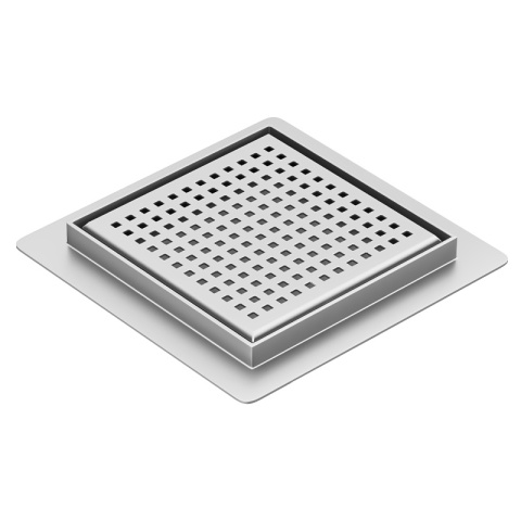 ODPŁYW LINIOWY KWADRATOWY 15x15 CM INOX WYSOKA PRZEPUSTOWOŚĆ DL08 QUBE