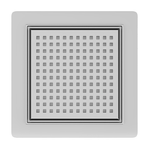 ODPŁYW LINIOWY KWADRATOWY 15x15 CM INOX WYSOKA PRZEPUSTOWOŚĆ DL08 QUBE