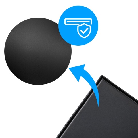 ODPŁYW LINIOWY KWADRATOWY 15x15 CM CZARNY OBROTOWY NISKI SYFON 360 DL07 FIX