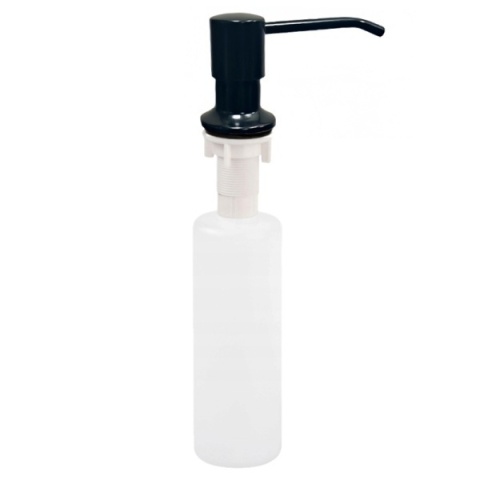 ZLEWOZMYWAK JEDOKOMOROWY STALOWY 68X45 CM CZARNY ZLEW KUCHENNY HUGO SYFON