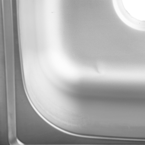 ZLEWOZMYWAK JEDNOKOMOROWY STALOWY INOX 75X40CM ZLEW KUCHENNY AGIS 2 GATUNEK