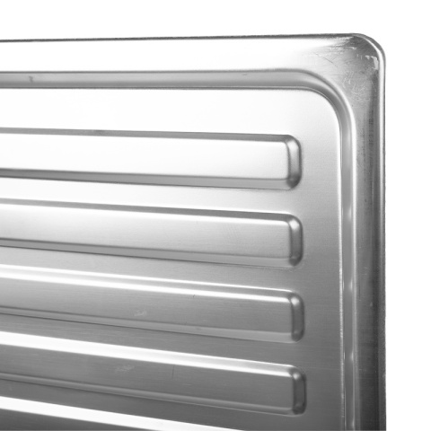 ZLEWOZMYWAK JEDNOKOMOROWY STALOWY INOX 75X40CM ZLEW KUCHENNY AGIS 2 GATUNEK