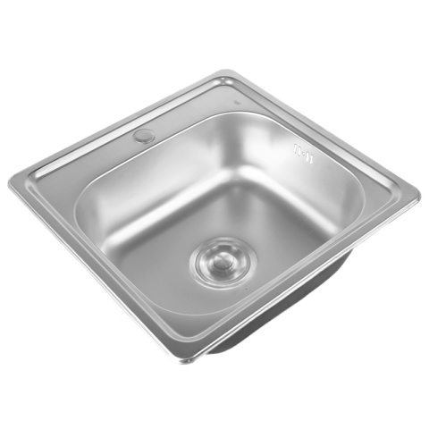 ZLEWOZMYWAK JEDOKOMOROWY STALOWY 75X40 CM INOX ZLEW KUCHENNY ALVI 2 GATUNEK