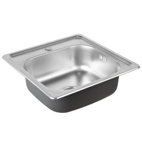 ZLEWOZMYWAK JEDOKOMOROWY STALOWY 75X40 CM INOX ZLEW KUCHENNY ALVI 2 GATUNEK