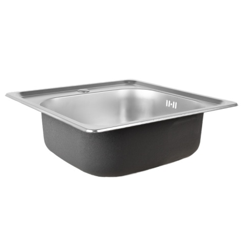 ZLEWOZMYWAK JEDOKOMOROWY STALOWY 75X40 CM INOX ZLEW KUCHENNY ALVI 2 GATUNEK