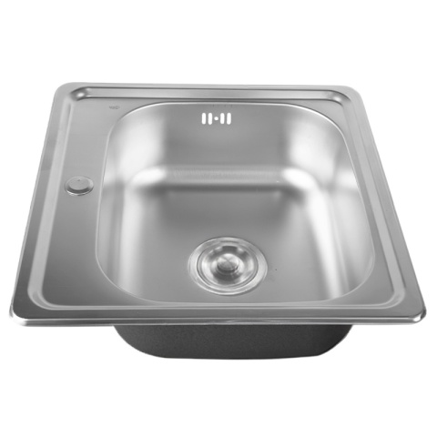 ZLEWOZMYWAK JEDOKOMOROWY STALOWY 75X40 CM INOX ZLEW KUCHENNY ALVI 2 GATUNEK