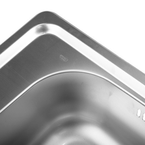 ZLEWOZMYWAK JEDOKOMOROWY STALOWY 75X40 CM INOX ZLEW KUCHENNY ALVI 2 GATUNEK