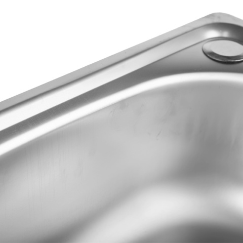 ZLEWOZMYWAK JEDNOKOMOROWY STALOWY 48X35CM INOX ZLEW KUCHENNY EGON 2 GATUNEK