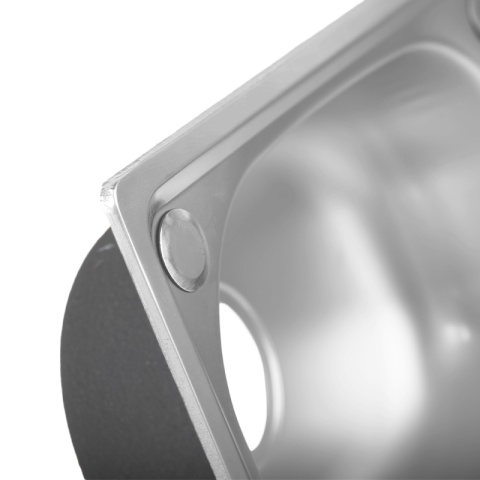 ZLEWOZMYWAK JEDNOKOMOROWY STALOWY 48X35CM INOX ZLEW KUCHENNY EGON 2 GATUNEK