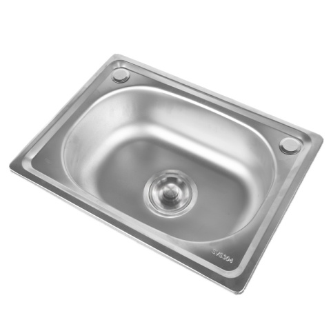 ZLEWOZMYWAK JEDNOKOMOROWY STALOWY 48X35CM INOX ZLEW KUCHENNY EGON 2 GATUNEK