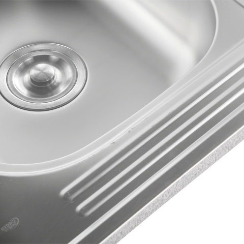 ZLEWOZMYWAK DWUKOMOROWY STALOWY 80X60 CM INOX ZLEW KUCHENNY EGON 2 GATUNEK