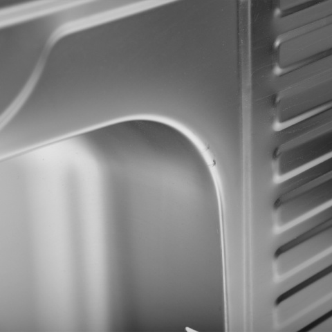 ZLEWOZMYWAK JEDNOKOMOROWY STALOWY 80X60 INOX ZLEW KUCHENNY HAKON 2 GATUNEK