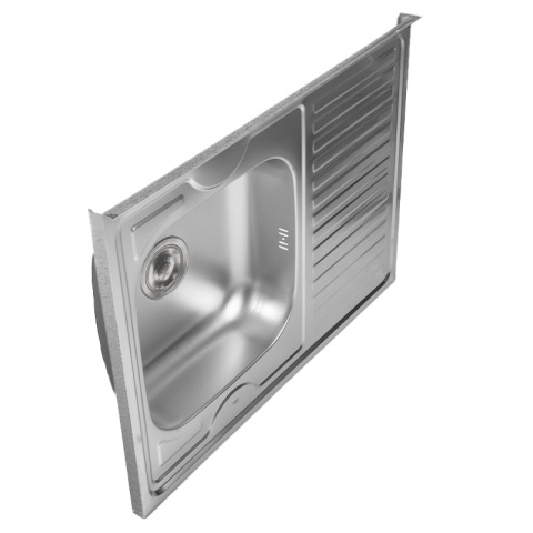 ZLEWOZMYWAK JEDNOKOMOROWY STALOWY 80X60 INOX ZLEW KUCHENNY HAKON 2 GATUNEK