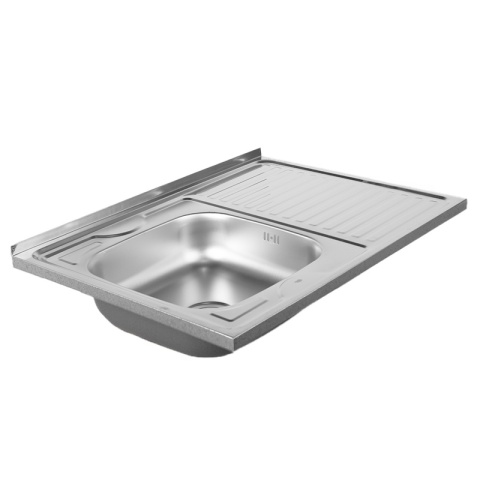 ZLEWOZMYWAK JEDNOKOMOROWY STALOWY 80X60 INOX ZLEW KUCHENNY HAKON 2 GATUNEK