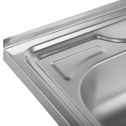 ZLEWOZMYWAK JEDNOKOMOROWY STALOWY 80X60 INOX ZLEW KUCHENNY HAKON 2 GATUNEK