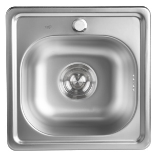 ZLEWOZMYWAK JEDOKOMOROWY STALOWY 38X38 INOX ZLEW KUCHENNY PLATON 2 GATUNEK
