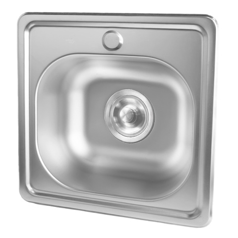 ZLEWOZMYWAK JEDOKOMOROWY STALOWY 38X38 INOX ZLEW KUCHENNY PLATON 2 GATUNEK