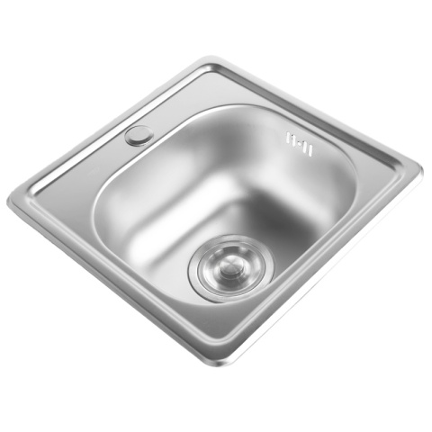 ZLEWOZMYWAK JEDOKOMOROWY STALOWY 38X38 INOX ZLEW KUCHENNY PLATON 2 GATUNEK