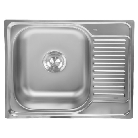 ZLEWOZMYWAK JEDNOKOMOROWY STALOWY 58X48 CM INOX ZLEW TRISTAN 2 GATUNEK