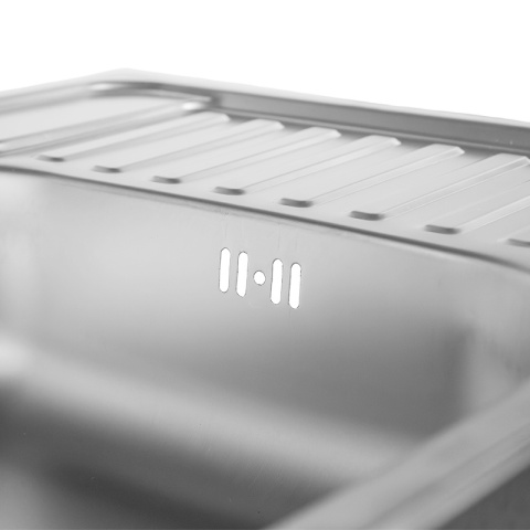 ZLEWOZMYWAK JEDNOKOMOROWY STALOWY 58X48 CM INOX ZLEW TRISTAN 2 GATUNEK