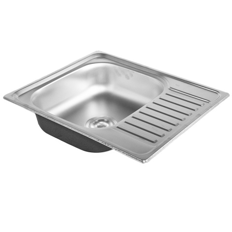 ZLEWOZMYWAK JEDNOKOMOROWY STALOWY 58X48 CM INOX ZLEW TRISTAN 2 GATUNEK