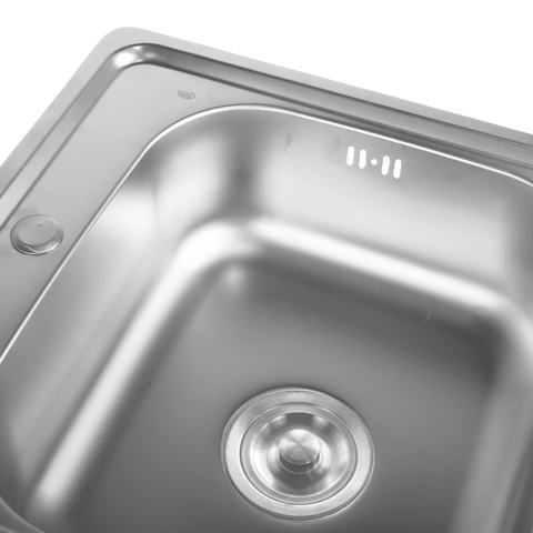 ZLEWOZMYWAK JEDOKOMOROWY STALOWY 75X40 CM INOX ZLEW KUCHENNY ALVI 2 GATUNEK