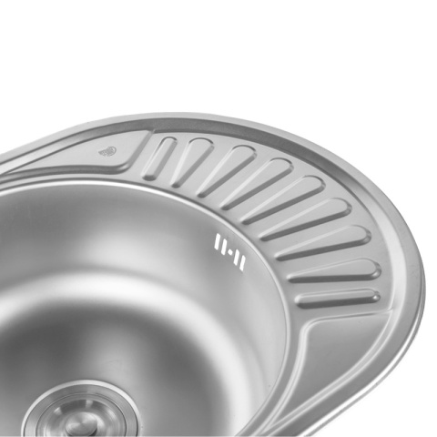 ZLEWOZMYWAK JEDNOKOMOROWY STALOWY 57X45 CM ZLEW KUCHENNY RALF 2 GATUNEK