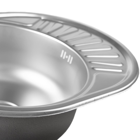 ZLEWOZMYWAK JEDNOKOMOROWY STALOWY 57X45 CM ZLEW KUCHENNY RALF 2 GATUNEK