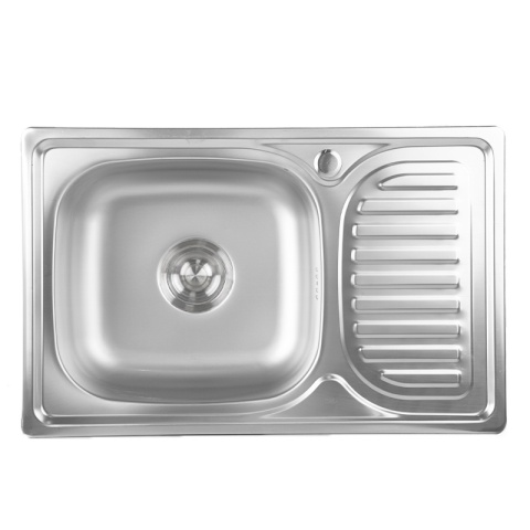 ZLEWOZMYWAK JEDOKOMOROWY STALOWY 66X42 CM INOX ZLEW KUCHENNY KORI 2 GATUNEK