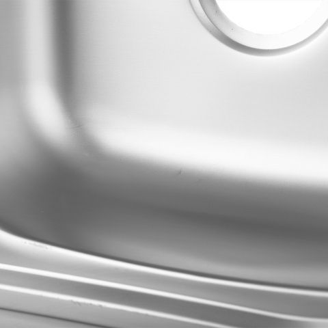 ZLEWOZMYWAK JEDOKOMOROWY STALOWY 66X42 CM INOX ZLEW KUCHENNY KORI 2 GATUNEK