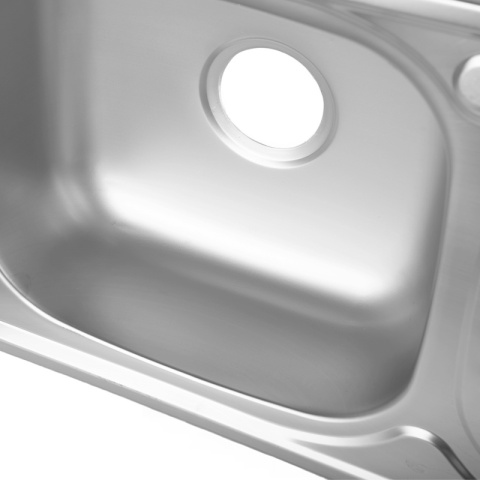 ZLEWOZMYWAK JEDOKOMOROWY STALOWY 66X42 CM INOX ZLEW KUCHENNY KORI 2 GATUNEK