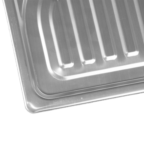 ZLEWOZMYWAK JEDOKOMOROWY STALOWY 66X42 CM INOX ZLEW KUCHENNY KORI 2 GATUNEK