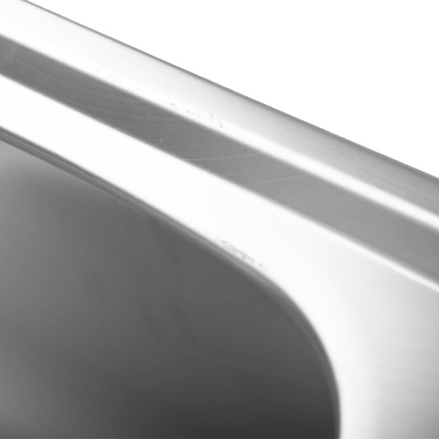 ZLEWOZMYWAK JEDOKOMOROWY STALOWY 66X42 CM INOX ZLEW KUCHENNY KORI 2 GATUNEK