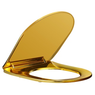 DESKA SEDESOWA WC WOLNOOPADAJĄCA CV-GL-07 SLIM ZŁOTY DUROPLAST