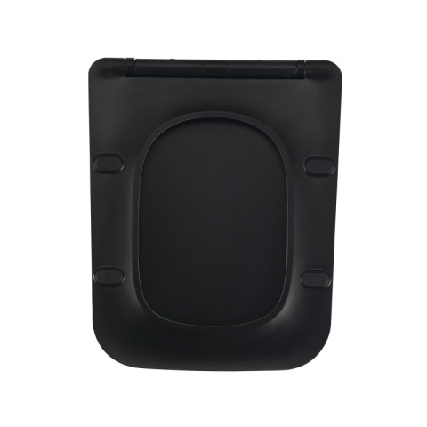DESKA SEDESOWA WC WOLNOOPADAJĄCA CV-MTB-09 SLIM CZARNY MAT DUROPLAST