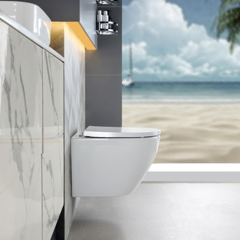 ZESTAW PODTYNKOWY WC STELAŻ TECE MISKA FLOW-WH-TR-02 PRZYCISK TC-9240401 CHROM