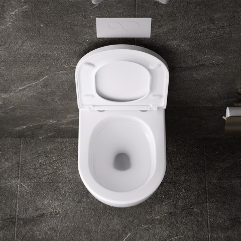 ZESTAW PODTYNKOWY WC STELAŻ TECE MISKA NERO-WH-02 PRZYCISK TC-9240401 CHROM