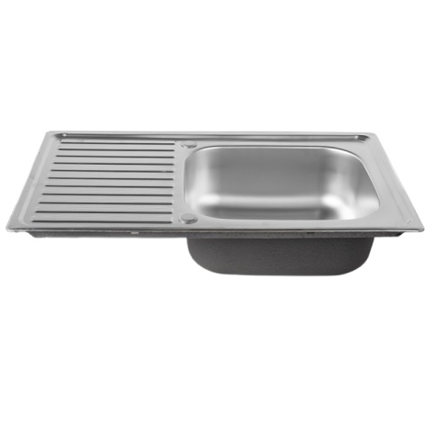 ZLEWOZMYWAK JEDNOKOMOROWY STALOWY 78X50CM INOX ZLEW KUCHENNY KALF 2 GATUNEK